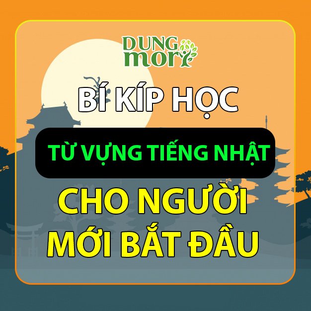 Bí kíp học từ vựng tiếng Nhật cho người mới bắt đầu