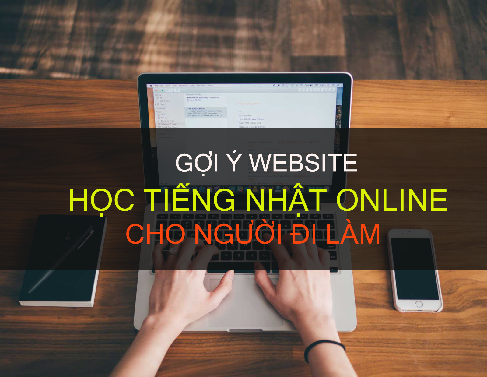 Gợi ý website học tiếng nhật online cho người đi làm