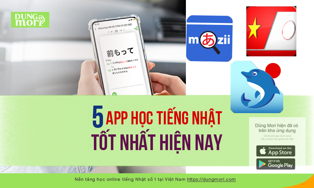 5 app học tiếng Nhật tốt nhất hiện nay